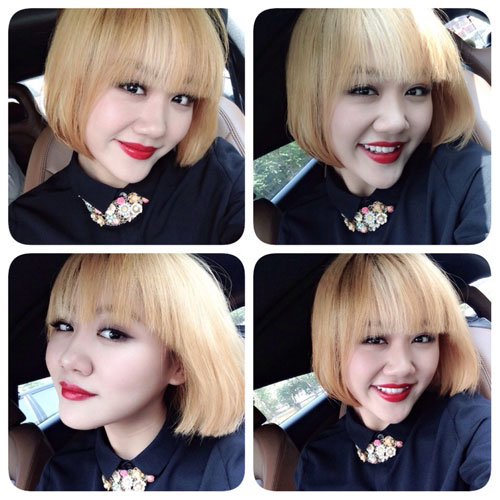 van mai huong "chat lu" khi doi toc vang hoe - 2