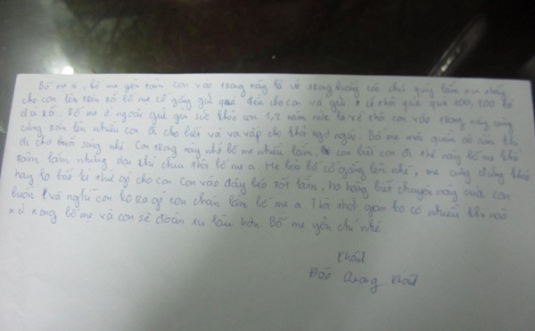 nguoi giup bs tuong nem xac viet thu gui me - 1