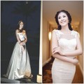 Thời trang - Ngọc Hân lộng lẫy dự tiệc với váy "cây nhà lá vườn"