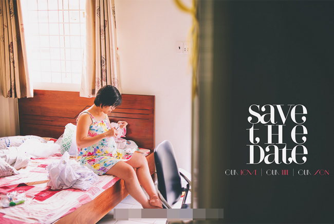 Cực ' chất ' bộ ảnh chồng tự chụp vợ bầu