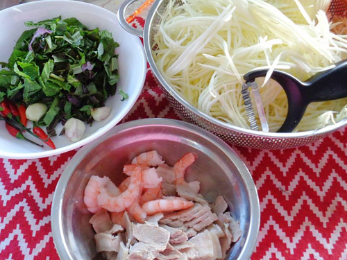 cach lam goi du du tom thit don gian ma ngon - 1