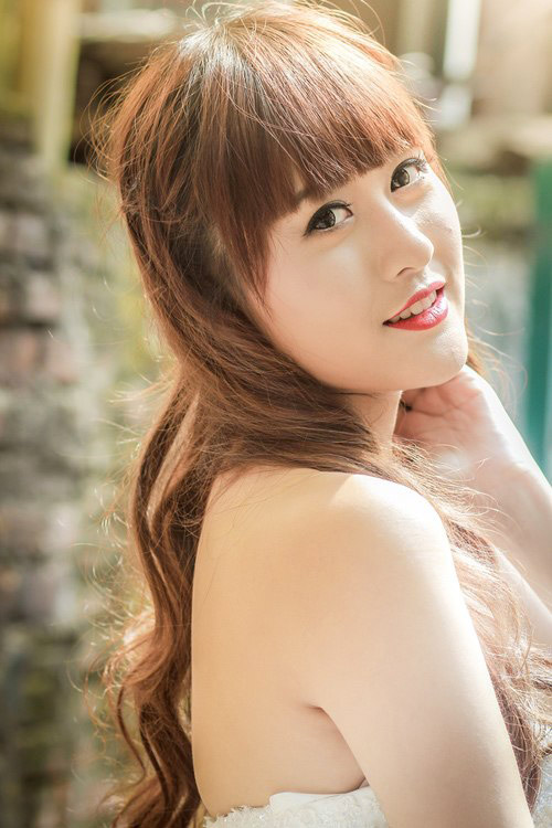 hot girl ha lade tranh thu lam toc don tet - 10