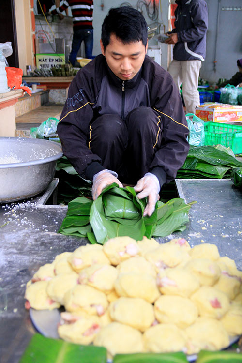 lang banh chung tranh khuc hoi ha chay tet - 8