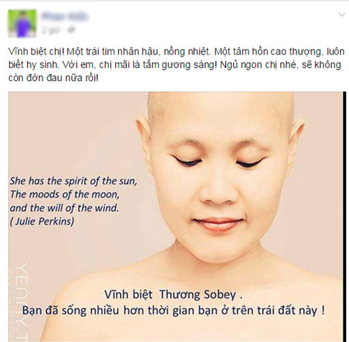 "nguoi tiep lua cho phu nu ung thu vu" khanh thuong qua doi - 2