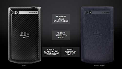 blackberry ra smartphone sieu sang porsche design p'9983 graphite - 7