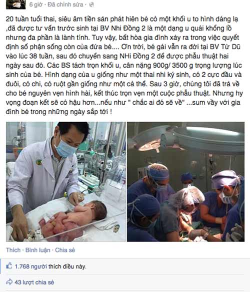 xuc dong chuyen cuu song be mang u quai cua bac sy viet - 1