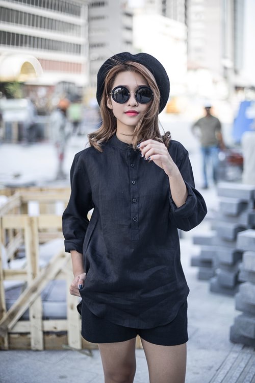 thoi trang toi gian xua tan nang nong cua kha ngan - 13