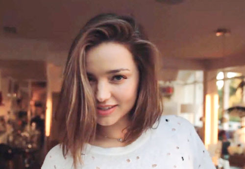 miranda kerr gay xon xao khi lan dau cat toc ngan - 1