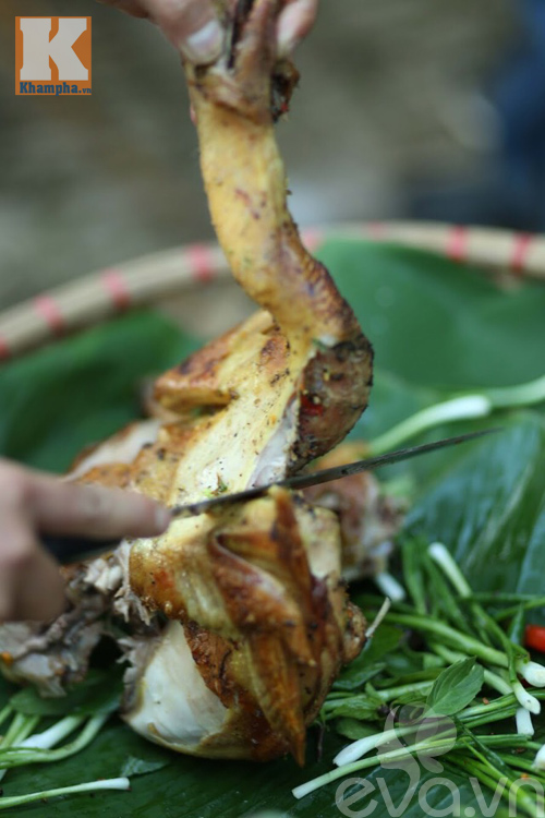 ga nuong than hoa ngon kho cuong! - 12