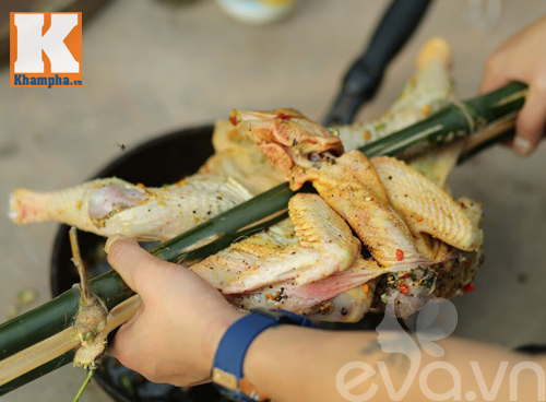 ga nuong than hoa ngon kho cuong! - 5