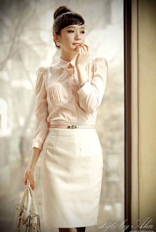 Lịch thiệp với sơ mi cao cổ - 2