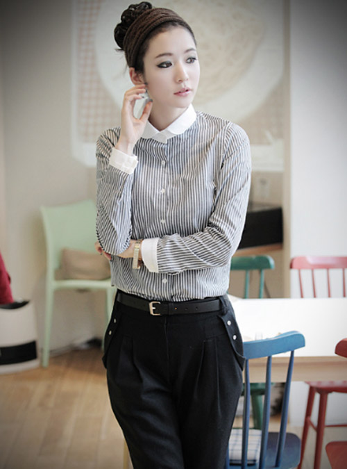 Lịch thiệp với sơ mi cao cổ - 13