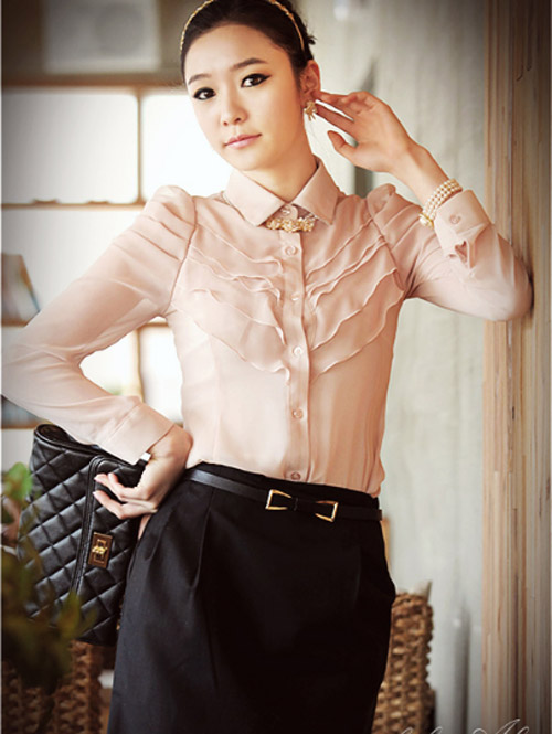 Lịch thiệp với sơ mi cao cổ - 5