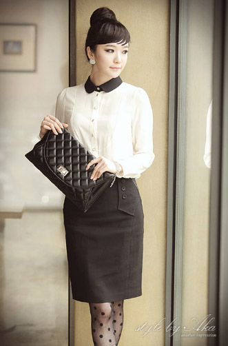Lịch thiệp với sơ mi cao cổ - 20