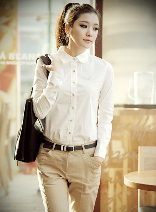 Lịch thiệp với sơ mi cao cổ - 21