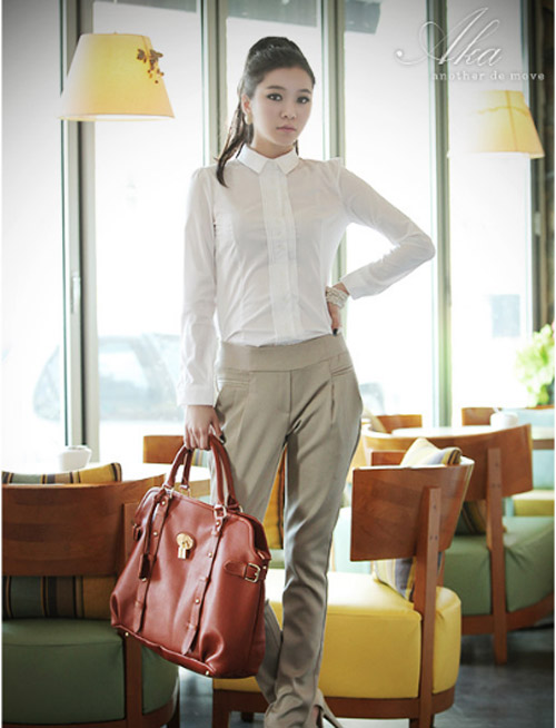 Lịch thiệp với sơ mi cao cổ - 27