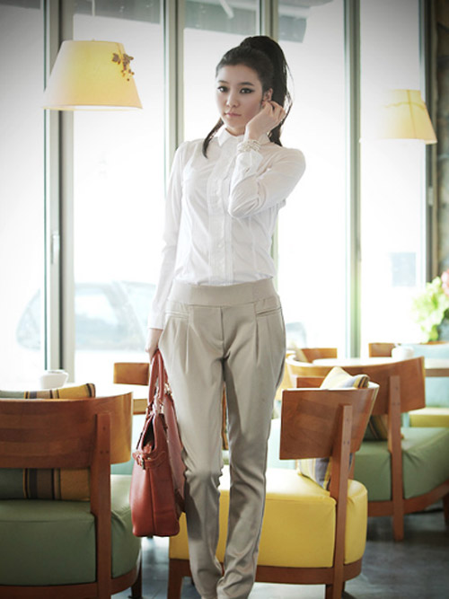 Lịch thiệp với sơ mi cao cổ - 28