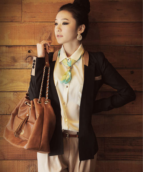 Những kiểu quàng khăn voan cách điệu - 17