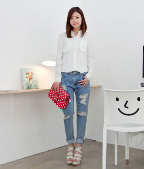 Những cách mix đồ cơ bản cùng quần jean - 1