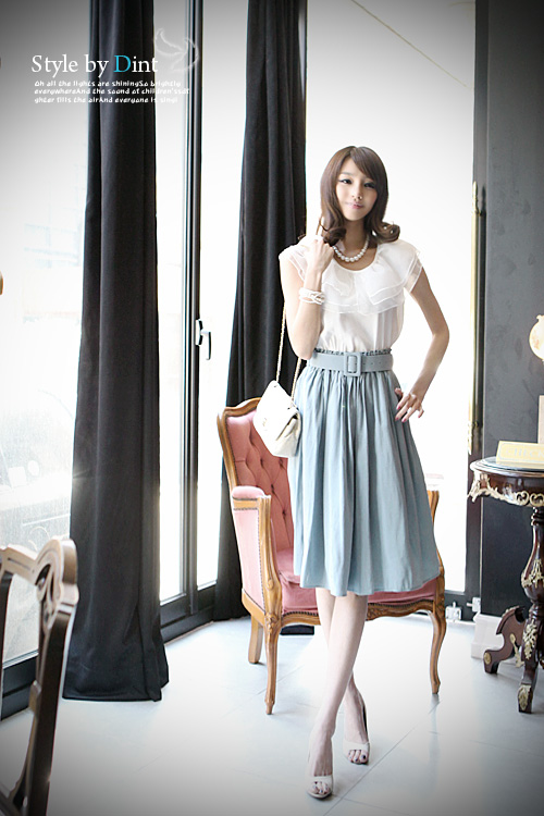 Đón hè cùng chân váy dài xòe bồng - 30