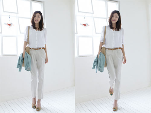 2 mẫu quần vải đẹp đón hè - 1