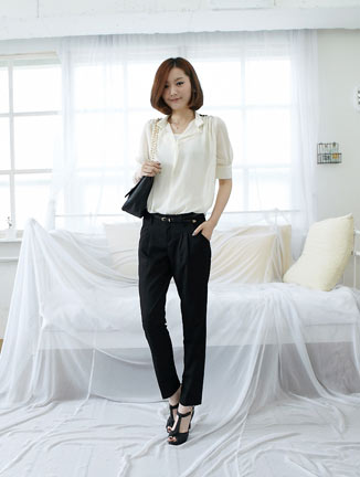 2 mẫu quần vải đẹp đón hè - 4