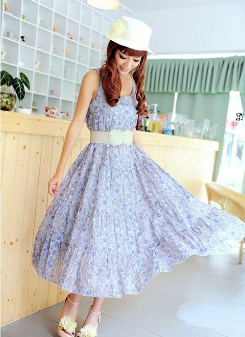 Muôn màu váy maxi đón hè - 28