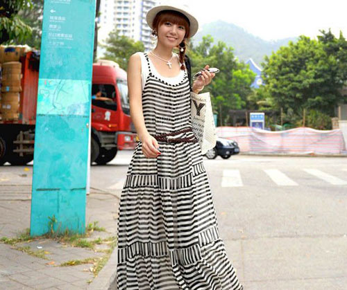 Muôn màu váy maxi đón hè - 30