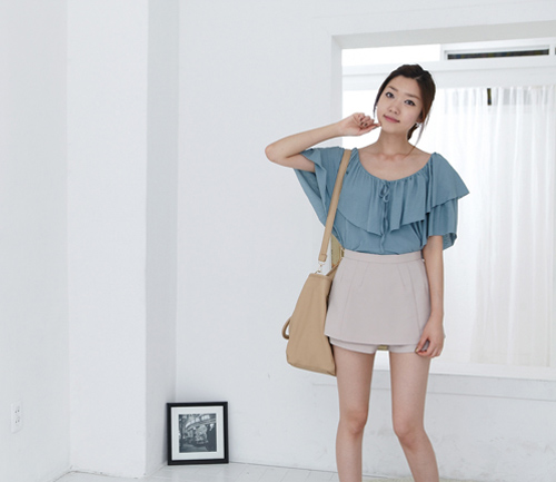 Xinh yêu với quần sooc cách điệu - 13