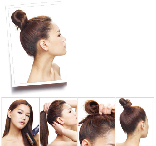 4 kiểu tóc búi Hàn Quốc cực đẹp - 1