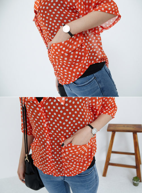 Xinh yêu cùng áo sơ mi chấm bi - 22