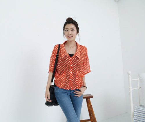 Xinh yêu cùng áo sơ mi chấm bi - 23