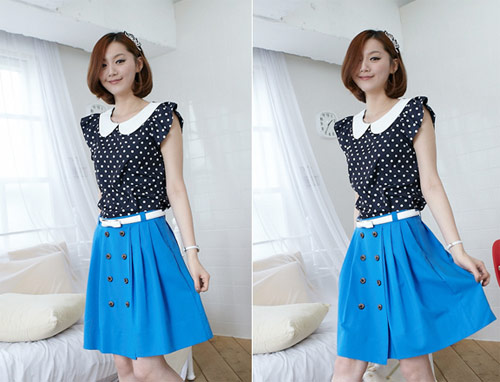 Xinh yêu cùng áo sơ mi chấm bi - 10