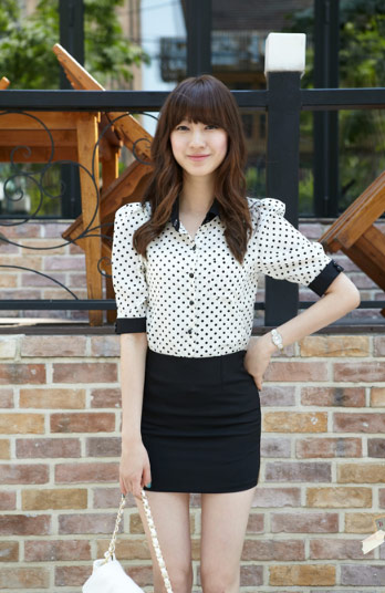 Xinh yêu cùng áo sơ mi chấm bi - 4