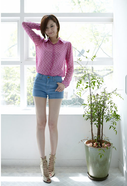 Xinh yêu cùng áo sơ mi chấm bi - 18