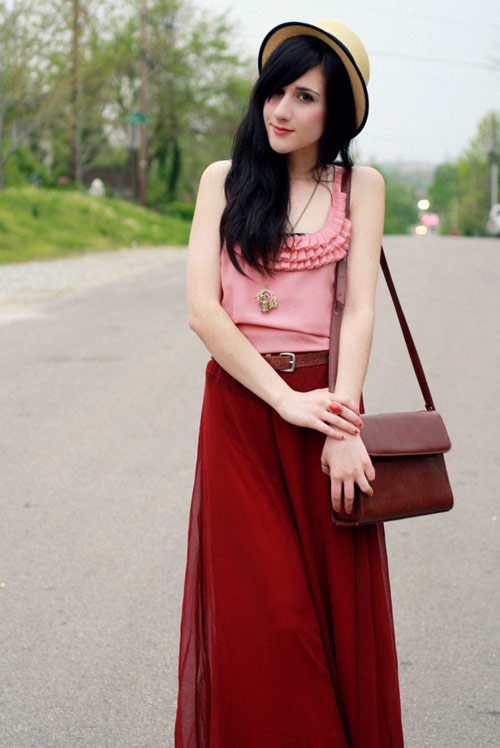 Cô nàng diện váy dài cực chất - 20