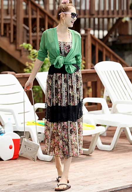 Nữ tính váy maxi mùa hè - 10