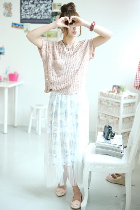 Nữ tính váy maxi mùa hè - 11