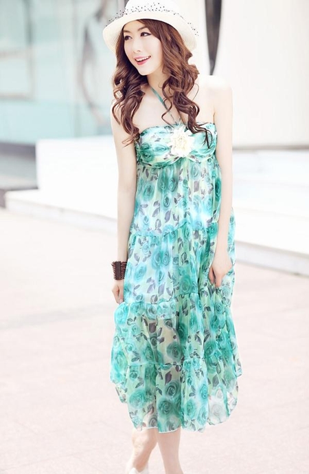Nữ tính váy maxi mùa hè - 4