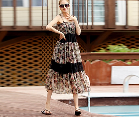 Nữ tính váy maxi mùa hè - 6