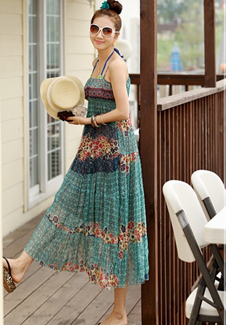 Nữ tính váy maxi mùa hè - 7