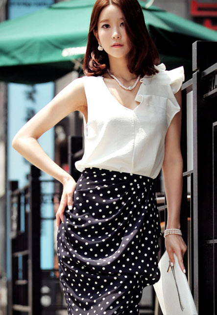 Kiểu cổ áo cách điệu cho sơ mi công sở - 8