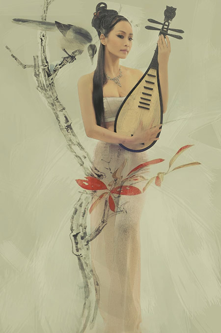 Lê Kiều Như mong manh gảy đàn - 3