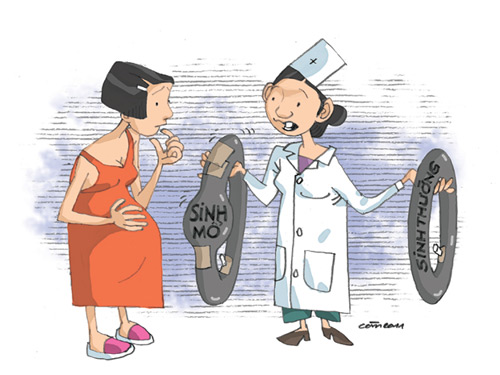 Những ngộ nhận thường gặp về đẻ mổ - 1