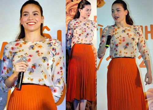 Hồ Ngọc Hà - tín đồ của chân váy dài - 3
