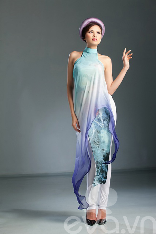 Diễm Hương khoe dáng với voan mỏng manh - 8