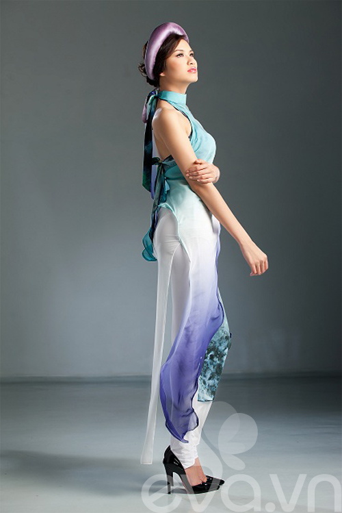 Diễm Hương khoe dáng với voan mỏng manh - 9