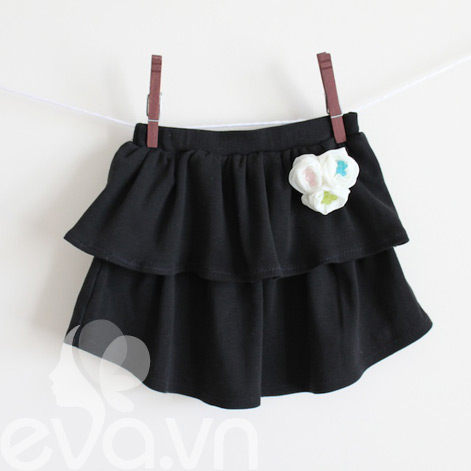 Sửa áo của mẹ thành váy cho bé - 16