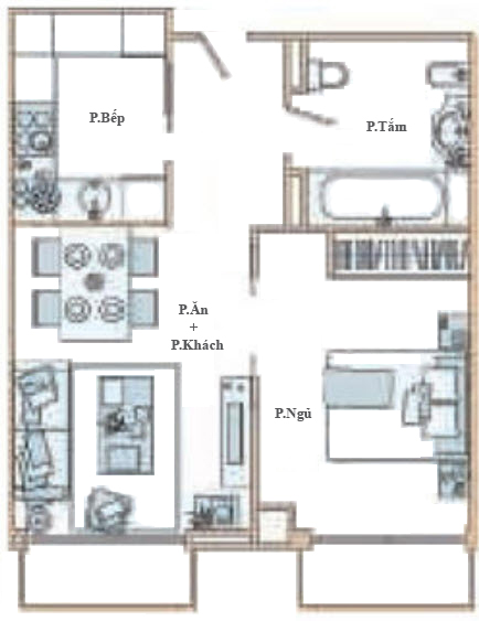 40m2 màu pastel "nuột nà" của em - 7