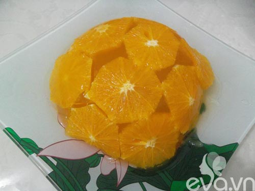 Làm thạch cam giải khát mùa hè - 8